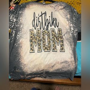 Bleached “dirtbike mom” shirt